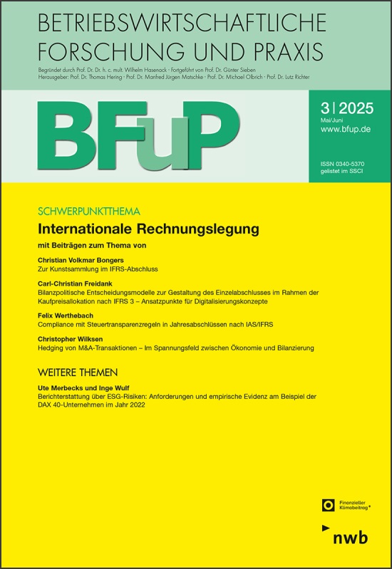 BFuP - Betriebswirtschaftliche Forschung und Praxis