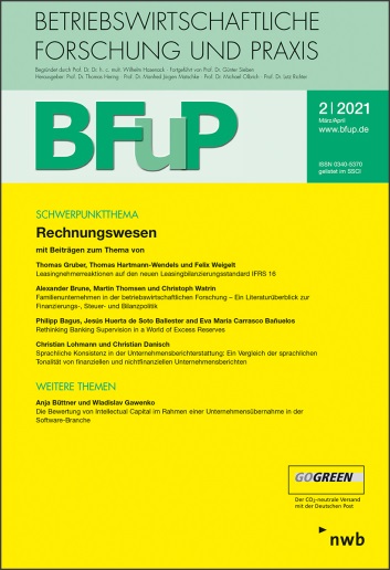 BFuP - Betriebswirtschaftliche Forschung und Praxis