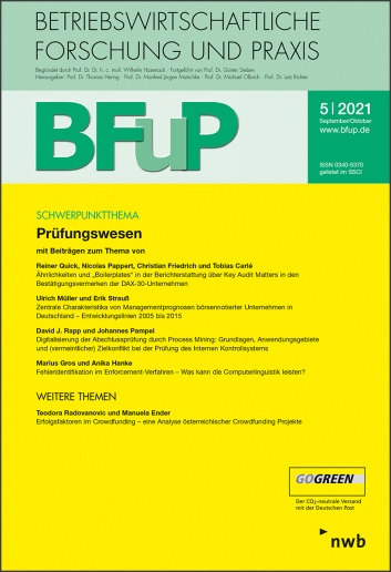 BFuP - Betriebswirtschaftliche Forschung und Praxis