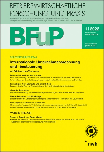 BFuP - Betriebswirtschaftliche Forschung und Praxis