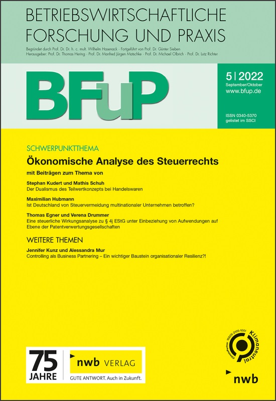 BFuP - Betriebswirtschaftliche Forschung und Praxis