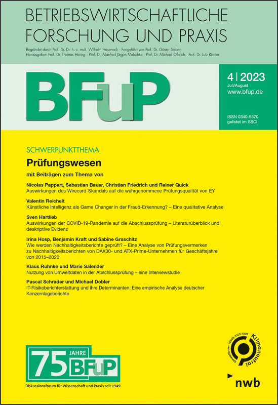 BFuP - Betriebswirtschaftliche Forschung und Praxis