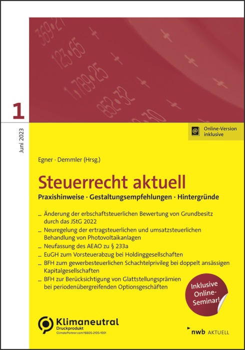 Steuerrecht aktuell 1/2023