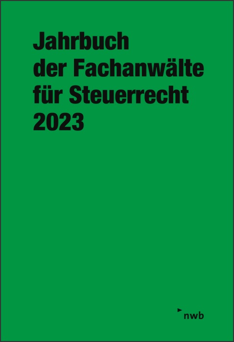 Jahrbuch der Fachanwälte für Steuerrecht 2023