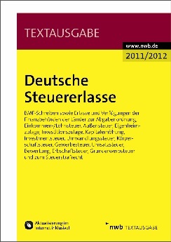 Deutsche Steuererlasse 2011/2012