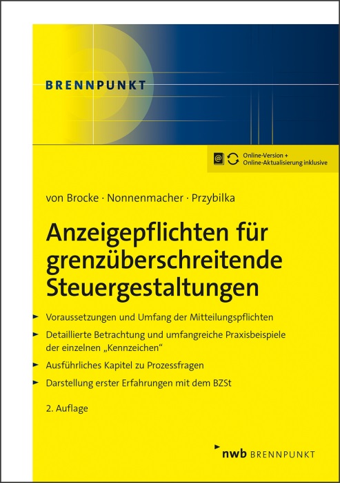 Anzeigepflichten für grenzüberschreitende Steuergestaltungen