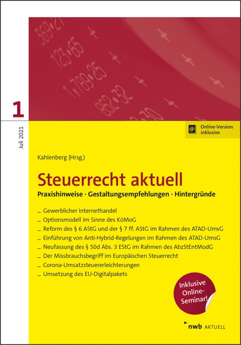 Steuerrecht aktuell 1/2021