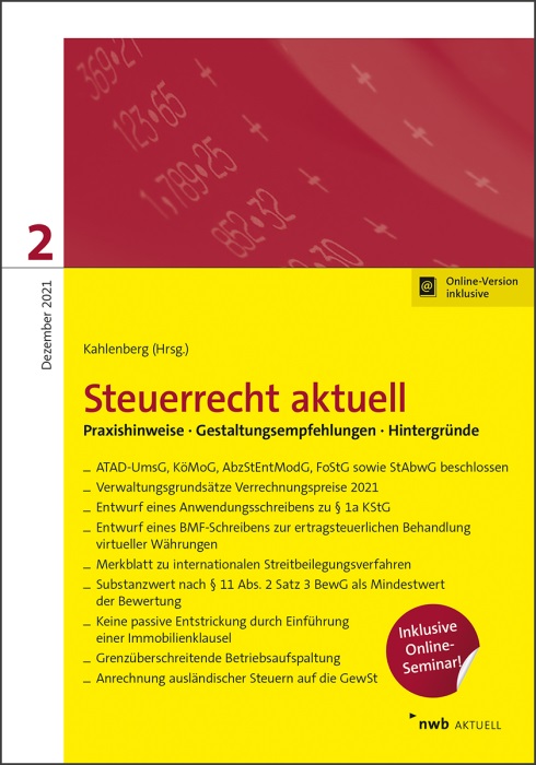 Steuerrecht aktuell 2/2021