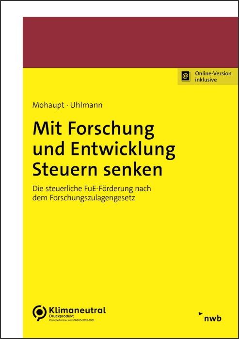 Mit Forschung und Entwicklung Steuern senken