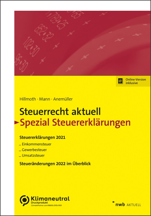 Steuerrecht aktuell Spezial Steuererklärungen 2021